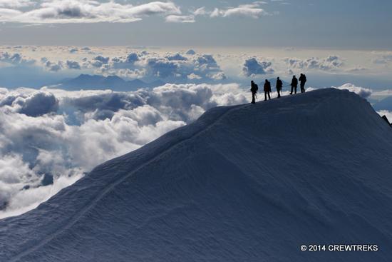 Mt Blanc Climbing Bosson Ridge